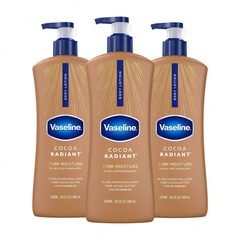 Vaseline Intensive Care Cocoa Radiant Hand and Body Lotion Cocoa Butter - 3pk/20.3 fl oz