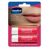 Vaseline Rosy Lip Therapy Stick - 2pk/0.16oz each: Contains Almond Oil, Deep Lip Moisturizer
