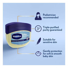Vaseline Baby Healing Jelly - 13oz: Softening, Soothing, Hydrating, Whole Body Use, For Normal to Dry Skin
