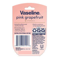 Vaseline Lip Balm - Grapefruit Cutie - 0.25oz: Moisturizing, Hydrating, Nourishing, Travel Size