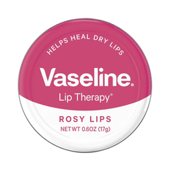Vaseline Lip Therapy Balm Tin - Rosy Lips - 0.6oz