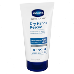 Vaseline Dry Hands Rescue Hand Lotion Unscented - 5.1 fl oz: Moisturizing, Deep Hydration, Paraben-Free, Sensitive Skin