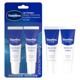 Vaseline Lip Therapy Advanced Healing Moisturizer - 0.7oz/2ct: Aluminum-Free, No Fragrance Added, Dye-Free, Paraben-Free