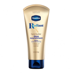 Vaseline Radiant X Deep Nourishment Hand Butter - 3.4oz: Moisturizing, Softening, Noncomedogenic, Contains Shea Butter