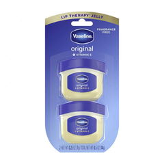 Vaseline Lip Therapy Fragrance free Original Twin Pack - 2ct/0.5oz