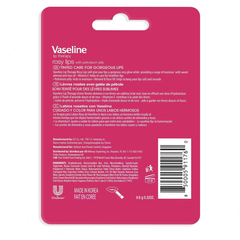 Vaseline Rosy Lip Therapy Stick - 2pk/0.16oz each: Contains Almond Oil, Deep Lip Moisturizer