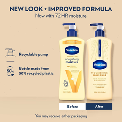 Vaseline Intensive Care Moisturizing Body Lotion with Oat Extract Nourishing Moisture