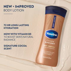 Vaseline Intensive Care Moisturizing Body Lotion with Cocoa Butter Cocoa Radiant