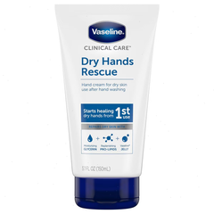 Vaseline Dry Hands Rescue Hand Lotion Unscented - 5.1 fl oz: Moisturizing, Deep Hydration, Paraben-Free, Sensitive Skin