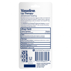 Vaseline Lip Therapy Advanced Healing Moisturizer - 0.7oz/2ct: Aluminum-Free, No Fragrance Added, Dye-Free, Paraben-Free