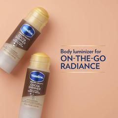 Vaseline Cocoa Shimmer Jelly Stick Cocoa Butter - 1.4oz: Moisturizing, Damage Repair, Whole Body, Oily to Dry Skin