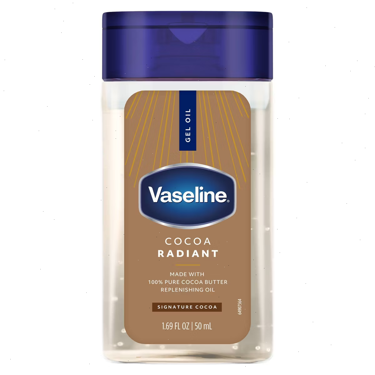 Vaseline Cocoa Radiant Gel Mini Body Oil - Travel Size - 1.7 fl oz: For Whole Body, Combination to Very Dry Skin